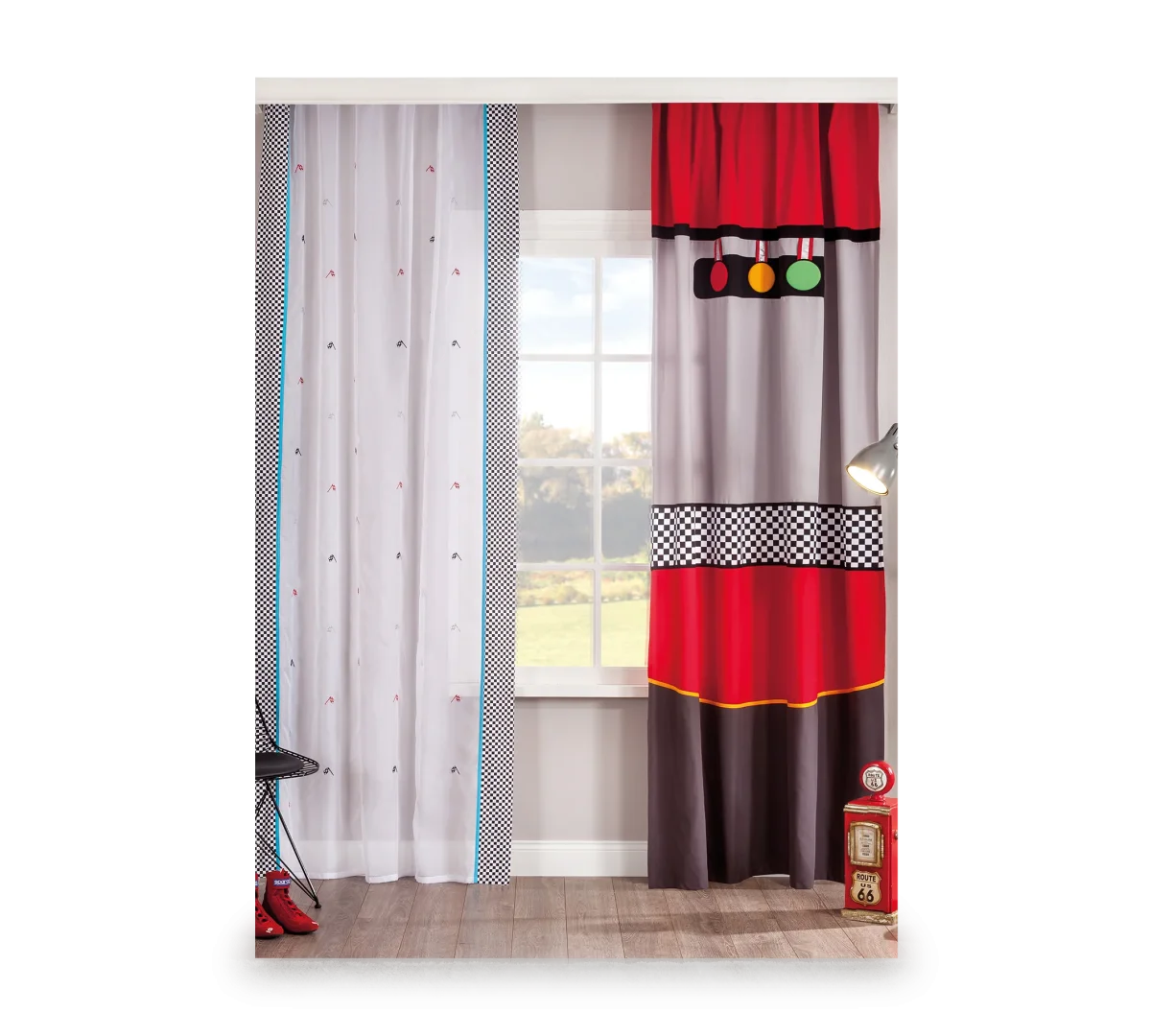 Tenda Bipanel 140x260 Cm Per Interni, Design Elegante E Moderno, Perfetto Per Ogni Ambiente