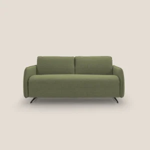 Texas Divano letto matrimoniale moderno in tessuto impermeabile T19 verde