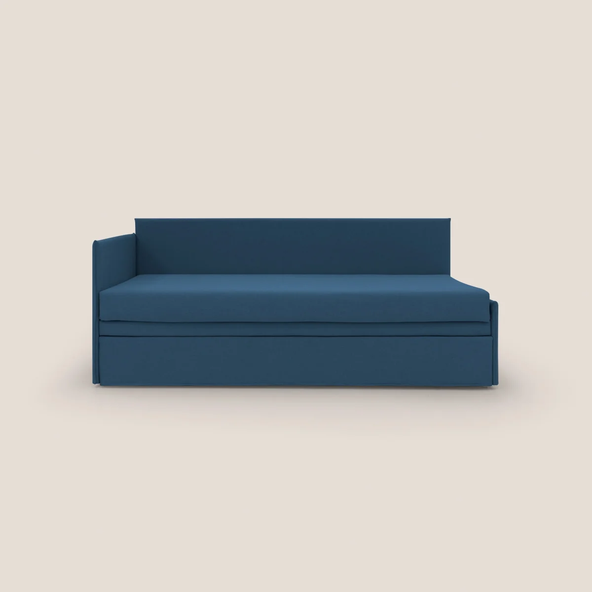 Durini Divano duplex con doppio letto in tessuto simil cotone impermeabile T13 blu - immagine 9
