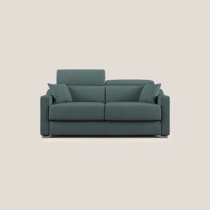 Amber divano letto matrimoniale in tessuto smacchiabile T05 verde