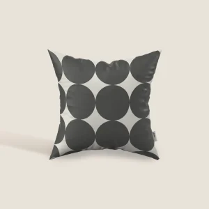 Dot cuscini geometrici disponibile in diversi colori in tessuto Idrorepellente nero